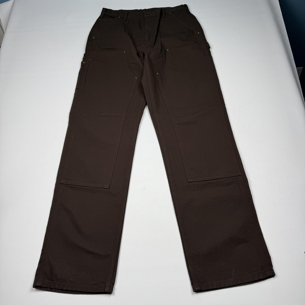 Carhartt Pants Mens 33x36 B136 DKB Loose Fit Canvas Carpenter Workwear Outdoor
